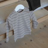 Wheat | T-Shirt Striped LS | Dusty Stripe