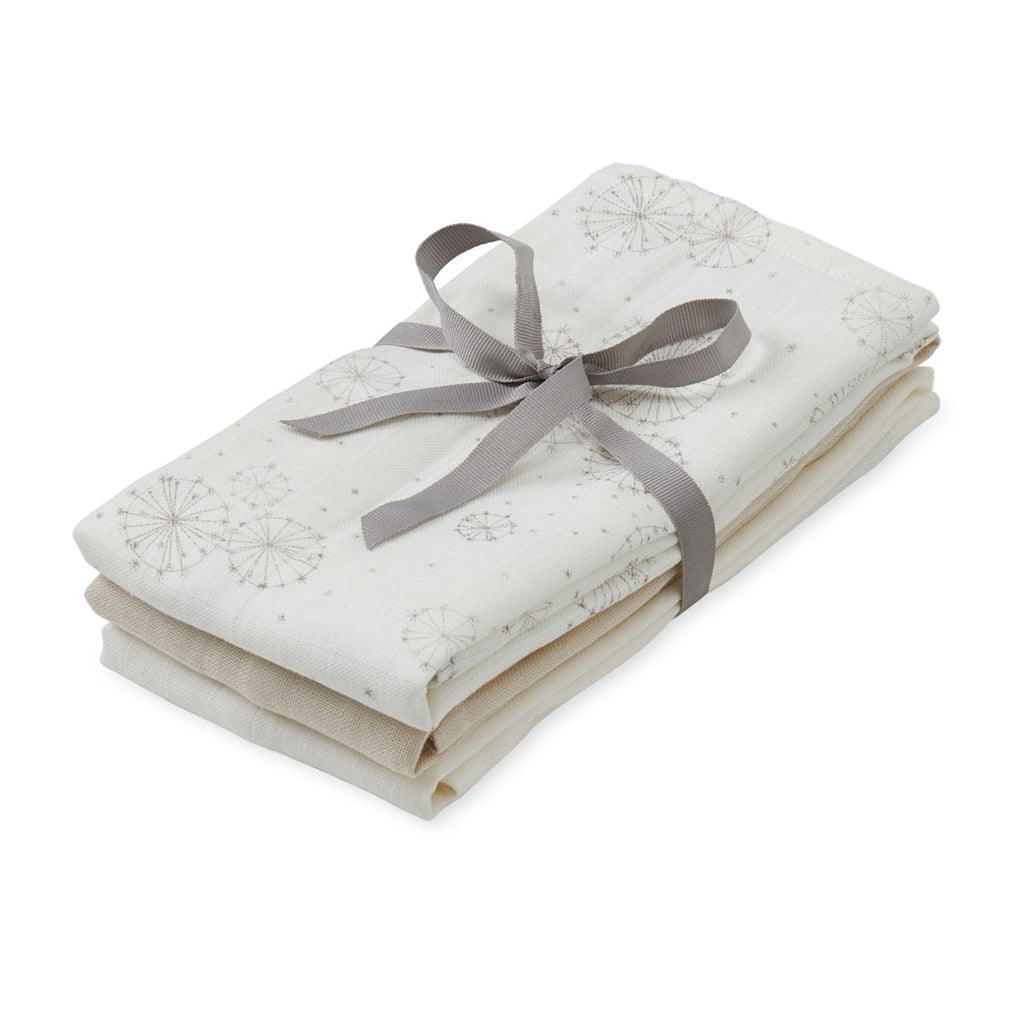 Cam Cam Copenhagen | Stofbleer 3-Pack | Mix Dandelion Natural, Light Sand, Creme White - Eli & Friends