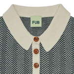 FUB | Polo T-shirt Zigzag | Ecru / Deep Green - Eli & Friends