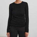 FUB Woman | Rib Blouse | Black - Eli & Friends