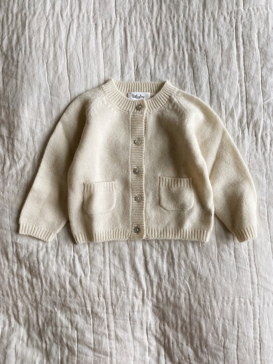 Lalaby | Bobbie Cardigan Baby | Natural - Eli & Friends
