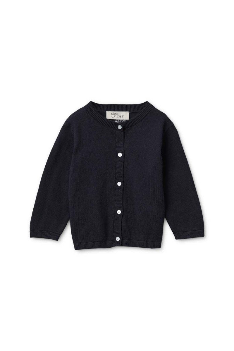 Little O'tay | Atlas Cardigan Solid | Navy - Eli & Friends