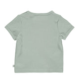 Müsli | Waffle s/s T-shirt Baby | Spa green - Eli & Friends