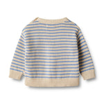 Wheat | Knit Pullover Chris | Azure Stripe - Eli & Friends