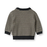 Wheat | Knit Pullover Morgan | Navy Stripe - Eli & Friends