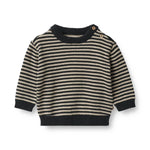 Wheat | Knit Pullover Morgan | Navy Stripe - Eli & Friends