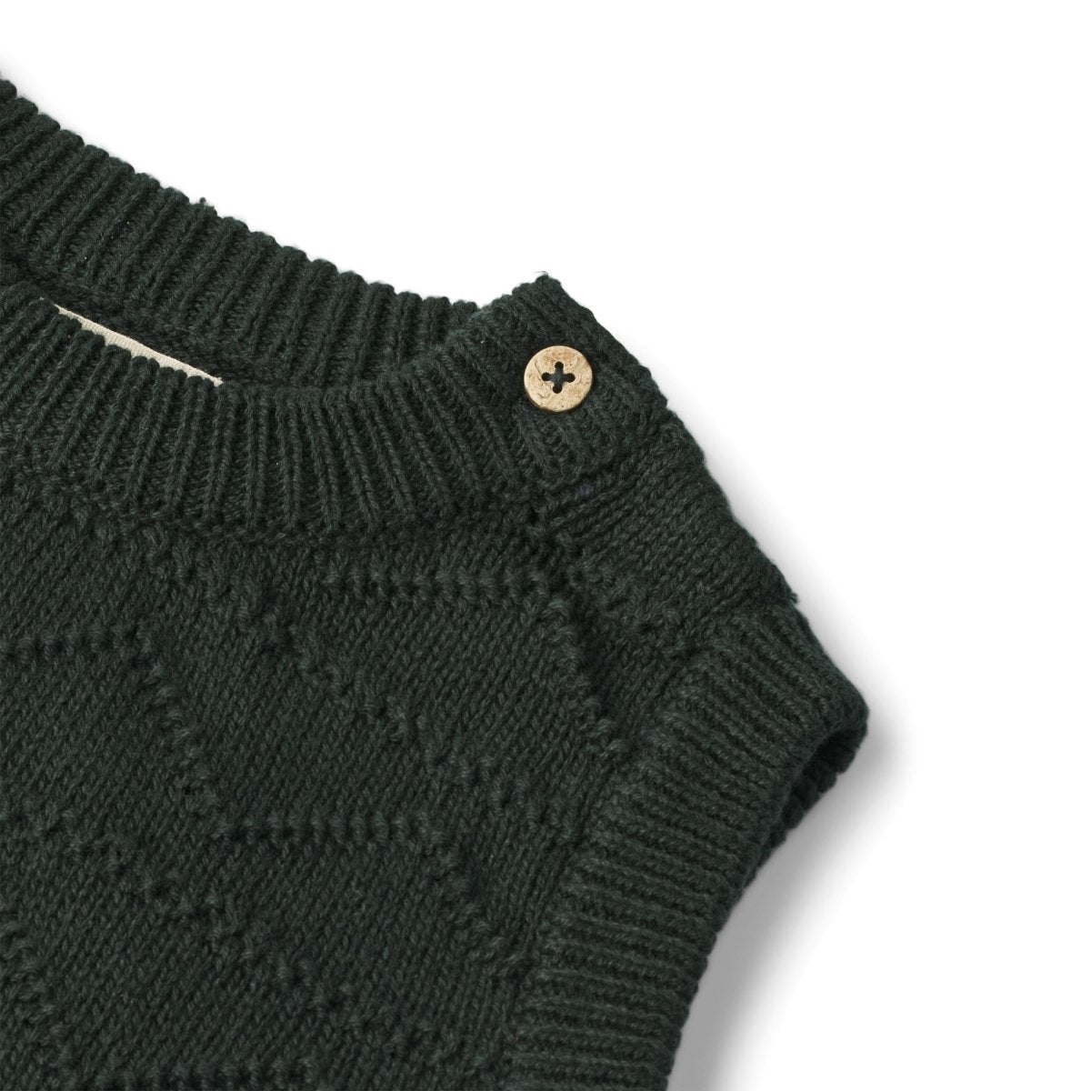 Wheat | Knit Vest Bobby | Navy - Eli & Friends